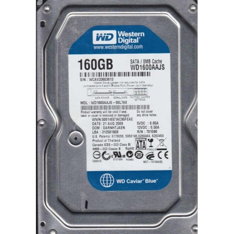 hdd 160gb sata usado