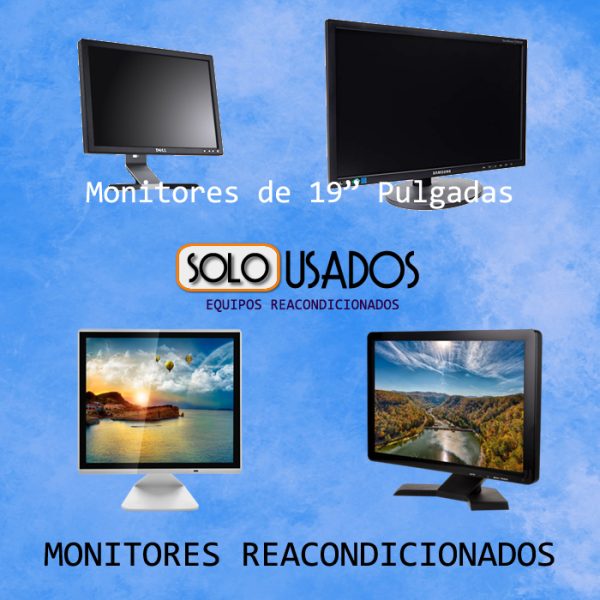 Monitores usados de 19 pulgadas