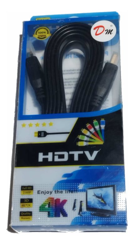 Cable Hdmi Full Hd 1.8m Negro Alta Velocidad