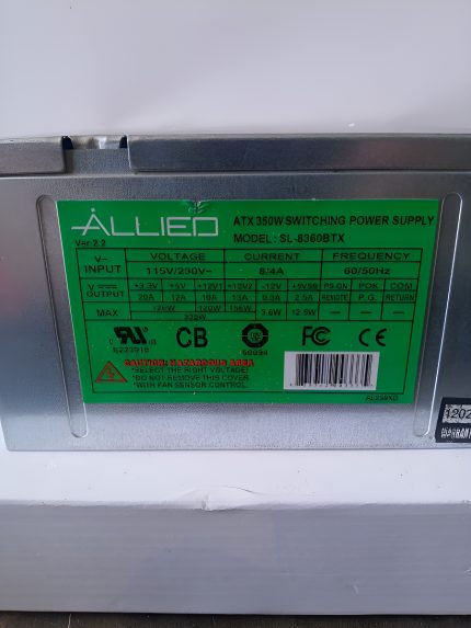 Fuente De Poder Atx 350w. Sl 8360btx