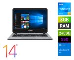 Notebook Asus Vivobook, Pentium Gold 4417u 8gb Ssd 240gb - Imagen 2