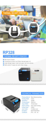 Impresora Térmica Punto De Venta, Pos, Usb, Ethernet 80mm - Imagen 4