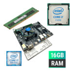 Kit Placa Lga 1151 Procesador Core I7 8700 16gb Ram Ddr4