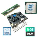 Kit Placa Lga 1151 Procesador Core I7 8700 16gb Ram Ddr4