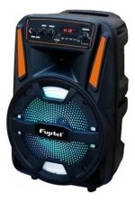 Parlante Fujitel Bluetooth Karaoke Fm Usb Sd 8 Pulgadas Color Negro - Imagen 2