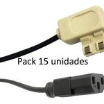 Cables De Seguridad Magic Oem Poder Pc. Pack De 15 Unidades