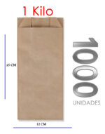 Bolsas Kraft Saco De Papel 1 Kg X 1000 Unidades - Imagen 2