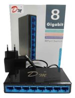 Switch Ethernet Lan Gigabit 8 Puertos 10/100/1000