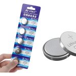 Pack 5 Pila Botón Litio Cr2032 3v Batería 220 Mah