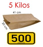 Bolsas Kraft Saco De Papel 5 Kg X 500 Unidades - Imagen 2