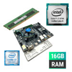 Kit Placa Msi Lga 1151, Proce Core I7 9700 16gb Ddr4 Usado