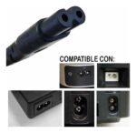 Cable Poder Tipo 8 Enchufe Nacional 120cm - Imagen 3