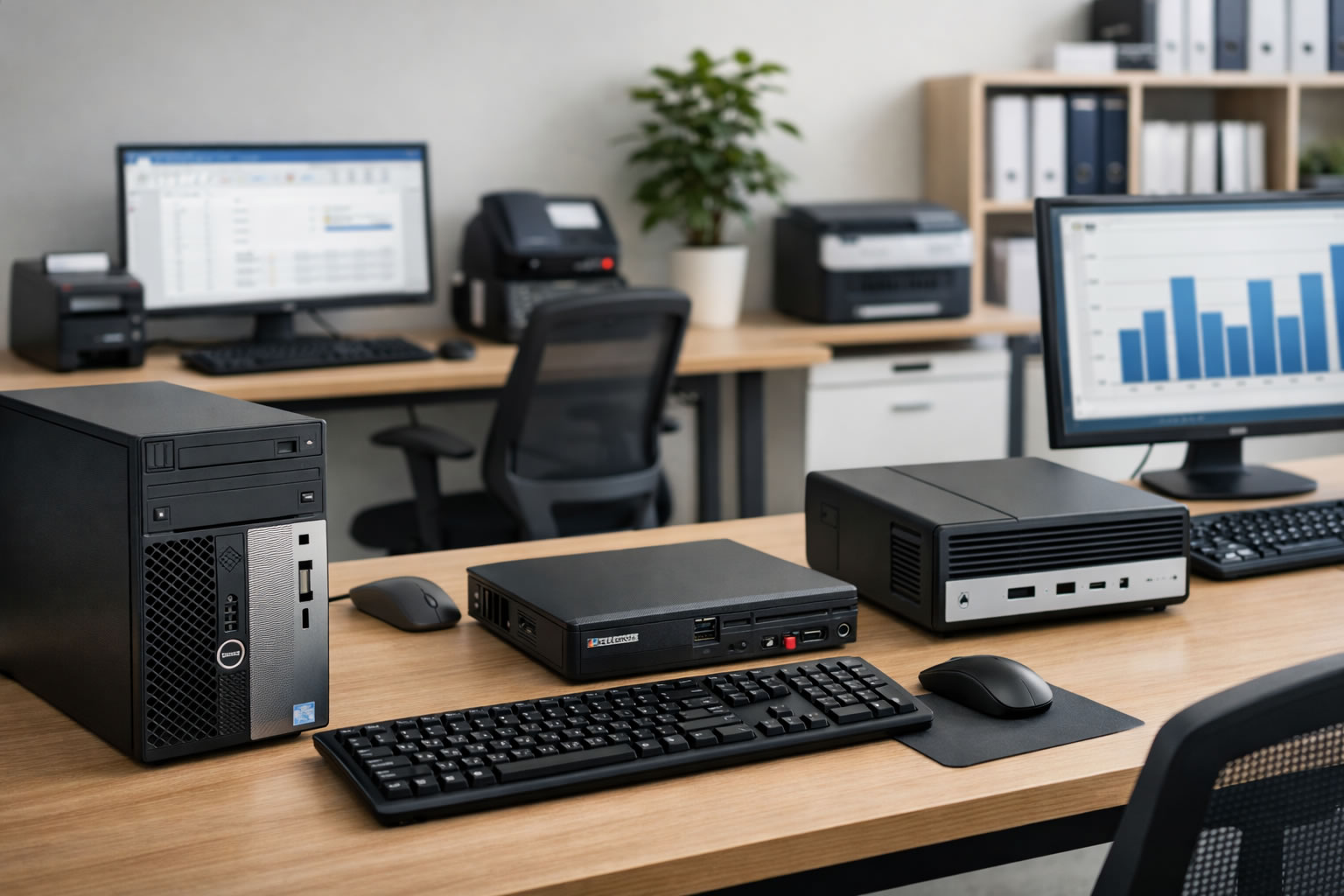 equipar una oficina con presupuesto limitado en 2025 con computadores reacondicionados